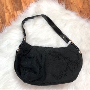 Simply Vera Wang Small Black Hobo Shoulder Bag